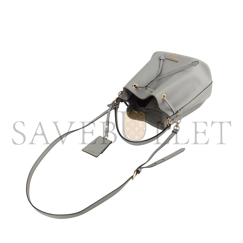 Pra*a saffiano top handle bucket bag 1bz032 (23*22*14cm)